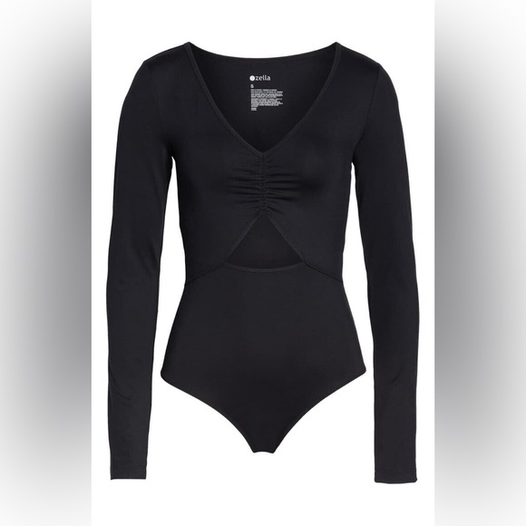 Zella cutout bodysuit leotard EEUC Nordstrom L large - Picture 2 of 6